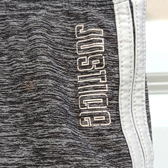 Justice girls grey shorts, size 14/16 - Picture 3 of 3